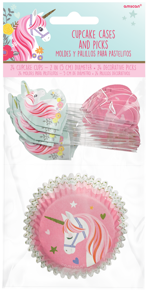 Magical Unicorn Cupcake Decorating Kit for 24 Party City
