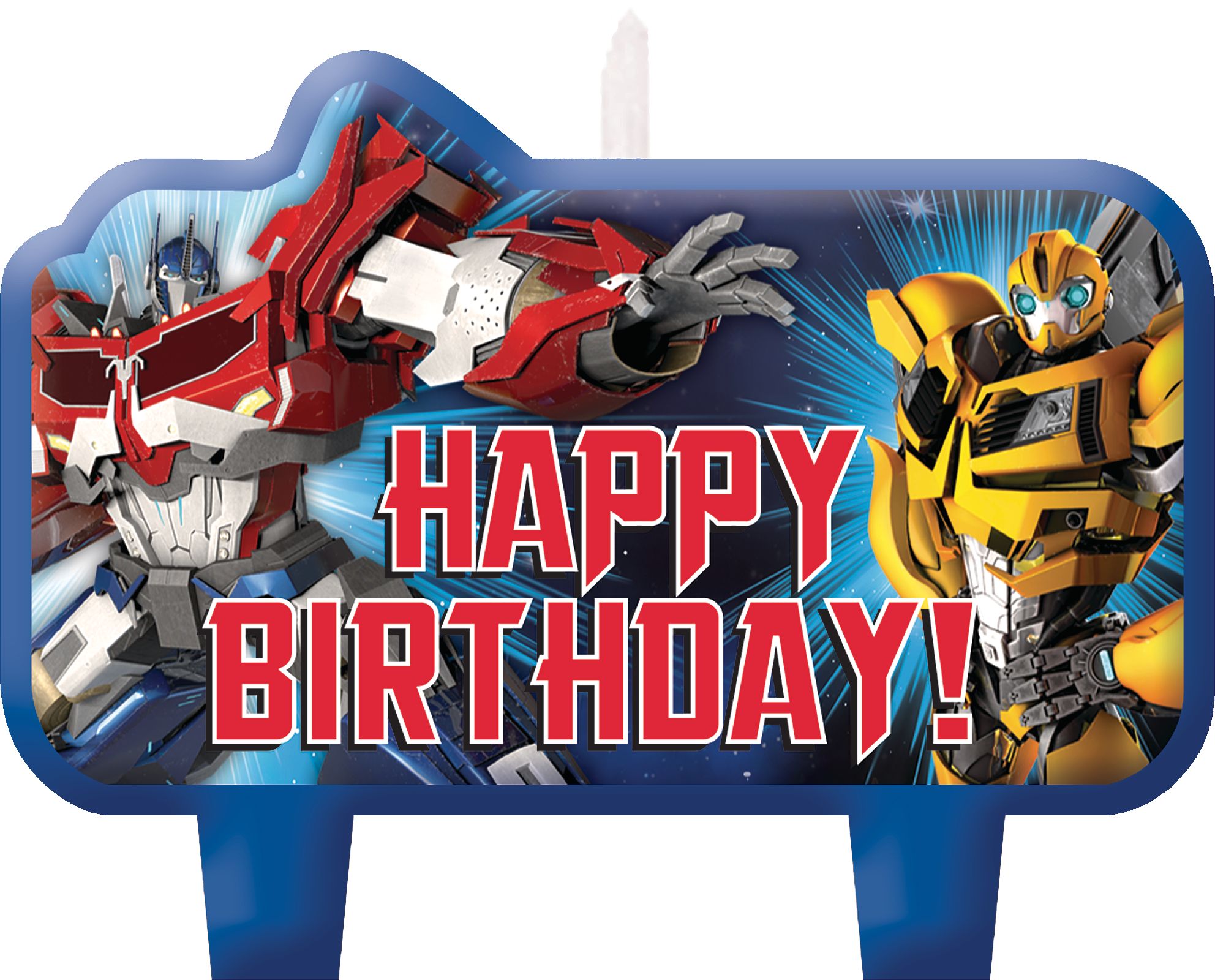 Transformers Birthday Candles Set, 4-pc Front_Flat