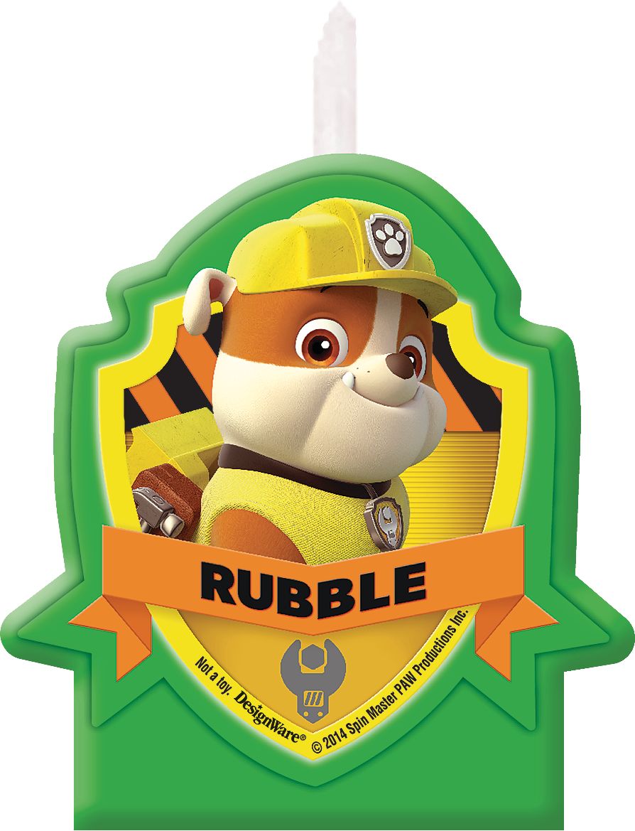 PAW Patrol Birthday Candles Set, 4-pc Front_Flat