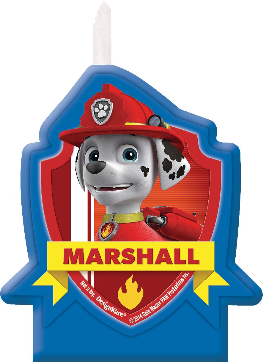 PAW Patrol Birthday Candles Set, 4-pc Front_Flat