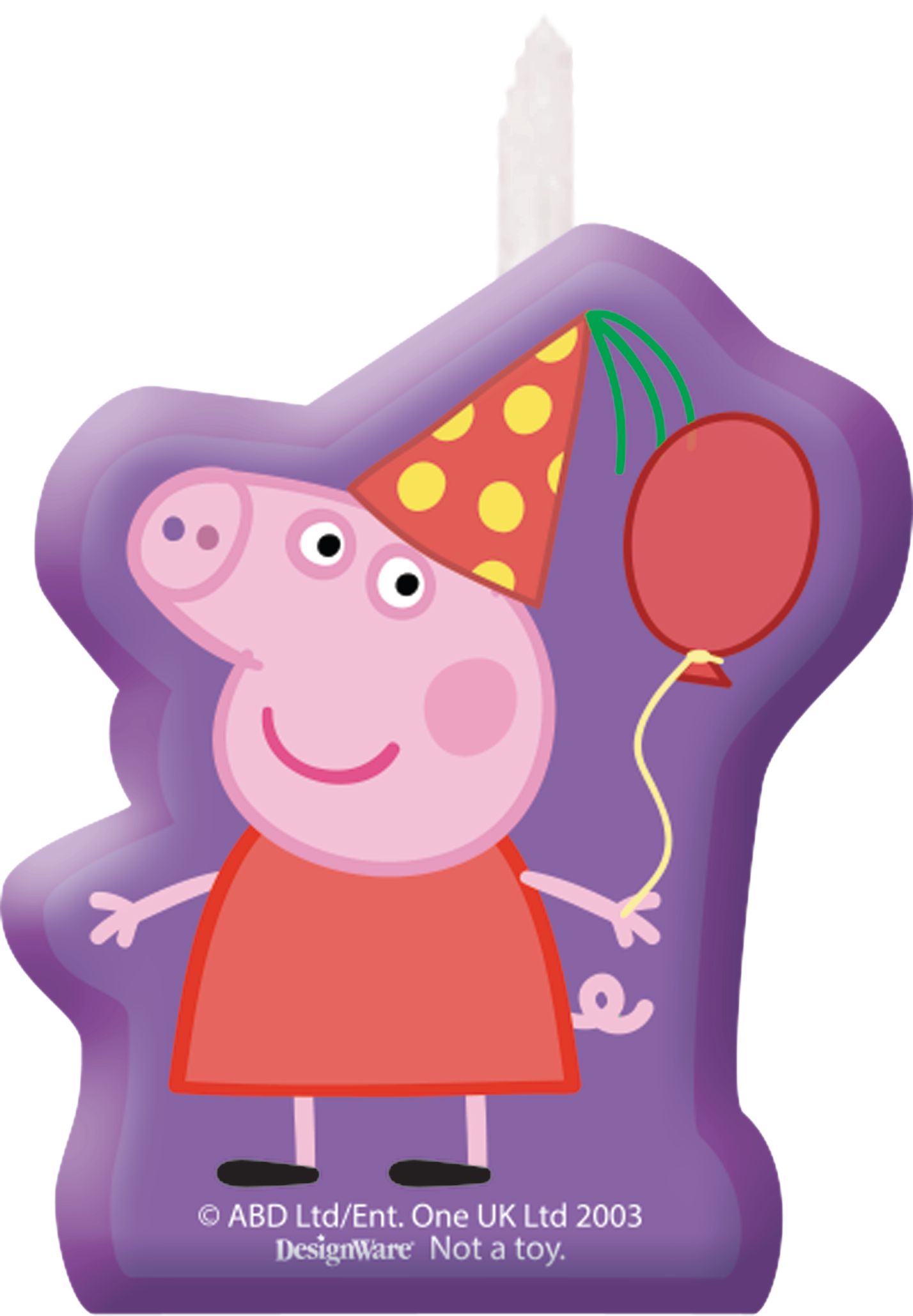 Bougies Happy Birthday Peppa Pig, paq. 4 Front_Flat