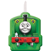 Bougies d'anniversaire Thomas le petit train, paq. 4 Front_Flat