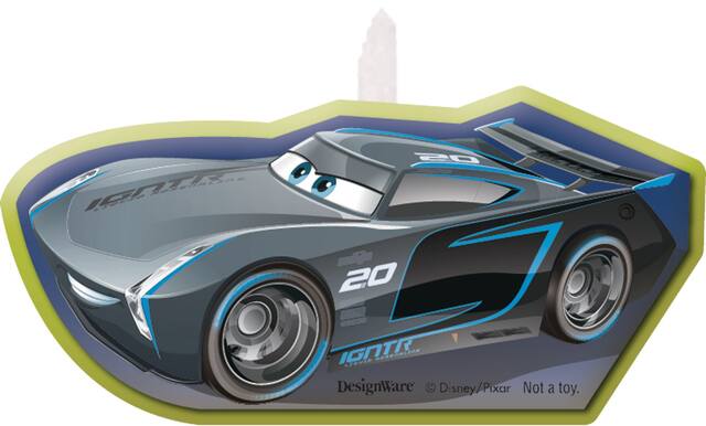 Bougies pour fête d'anniversaire, Disney Les bagnoles 3, paq. 4 Front_Flat