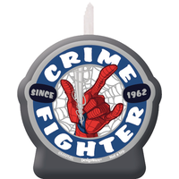 Bougies pour fête d'anniversaire, Spider-Man Webbed Wonder, paq. 4 Front_Flat