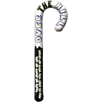 Canne gonflable Sur la pente descendante Front_Flat