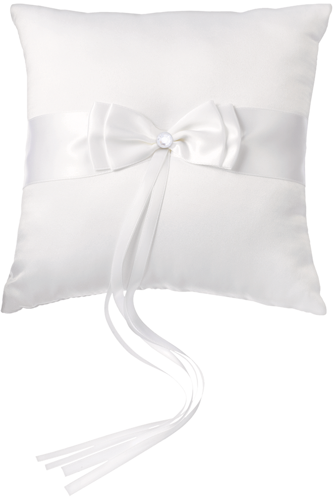 White Bow Ring Bearer Pillow Canadian Tire