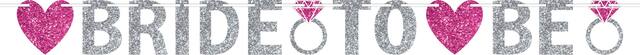 Glitter Bride to Be Letter Banner Front_Flat