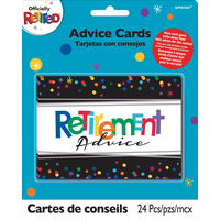 Cartes-conseils Bonne retraite, paq. 24 Front_Flat