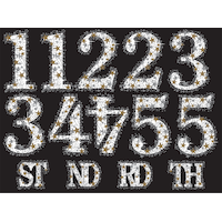 Sparkling Celebration Birthday Paper Lantern Garland Kit Front_Flat