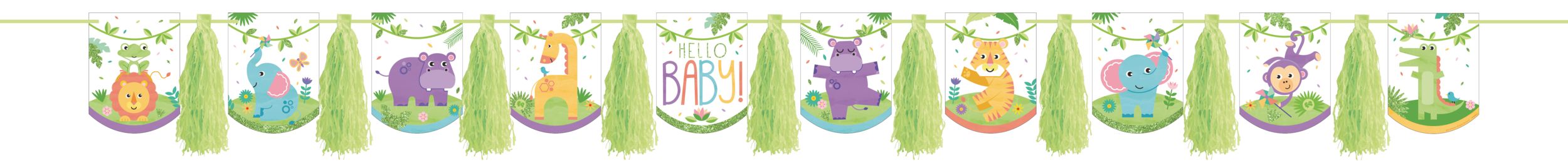 Fisher-Price Hello Baby Tassel Garland Front_Flat