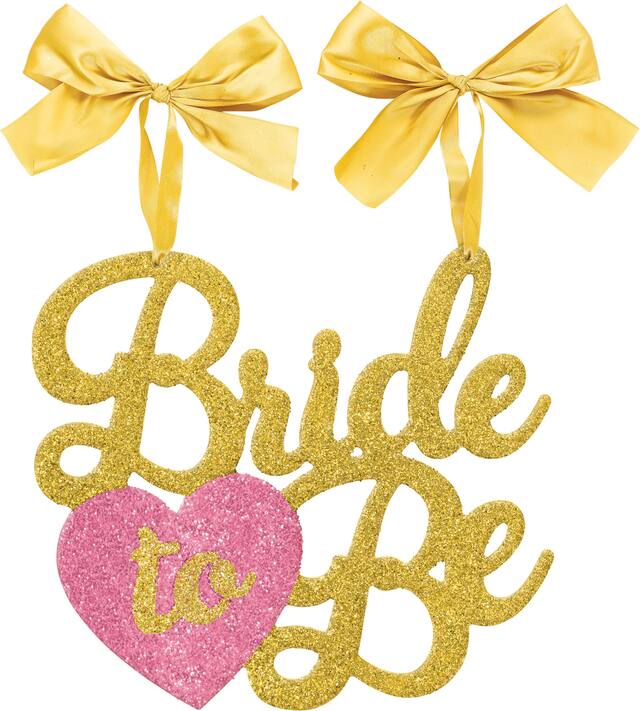 Affiche de chaise scintillante Future mariée Front_Flat