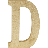 A-Z Letters Standing Block Sign Table Centerpiece Decoration, Gold, 4-in, for Wedding/Anniversary/Birthday