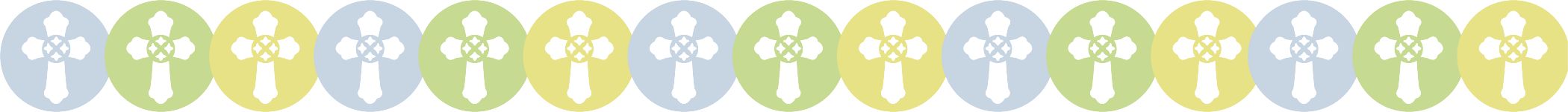 Blue Sweet Religious Room Decorating Kit, 10-pc Front_Flat