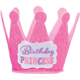 Pink Birthday Princess Mini Crown Front_Flat