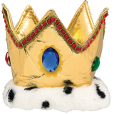 Couronne dorée en peluche Front_Flat