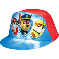 Demi-masque en feutre de Chase Nickelodeon Pat'Patrouille, brun/bleu, taille unique, accessoire de costume à porter pour anniversaires/Halloween Front_Angled_Left