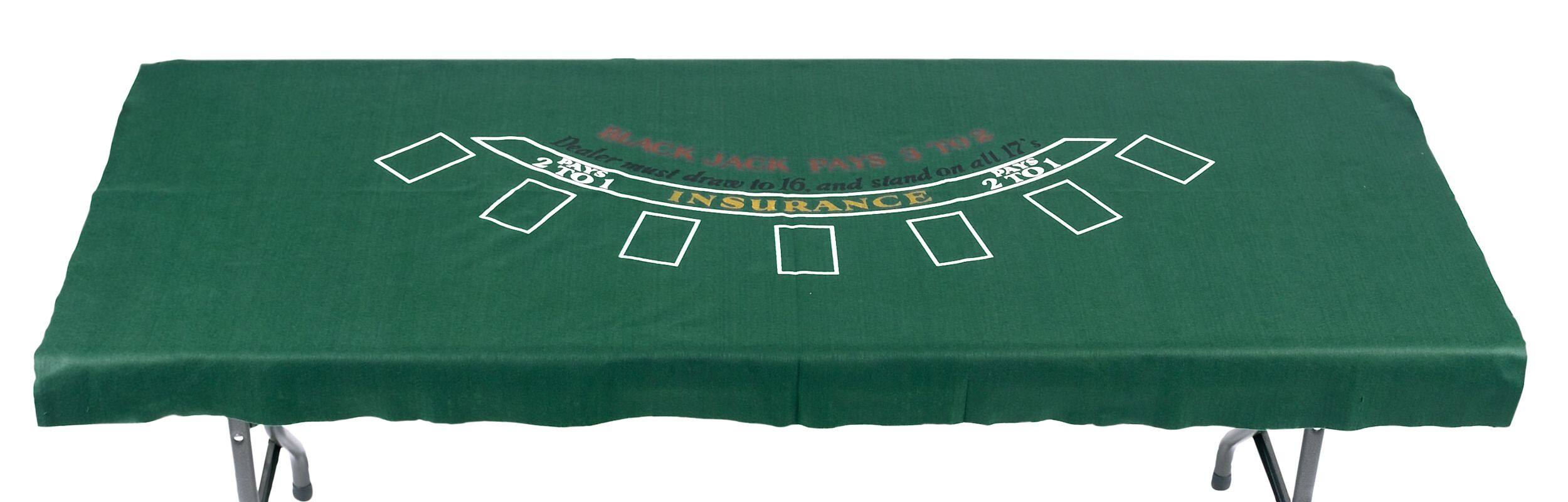 Blackjack Table Cover Front_Elevated