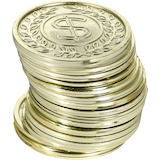 Pièces de 1 dollar pour cadeau-surprise pour fêtes d'anniversaire et poker, or, paq. 144 Front_Elevated