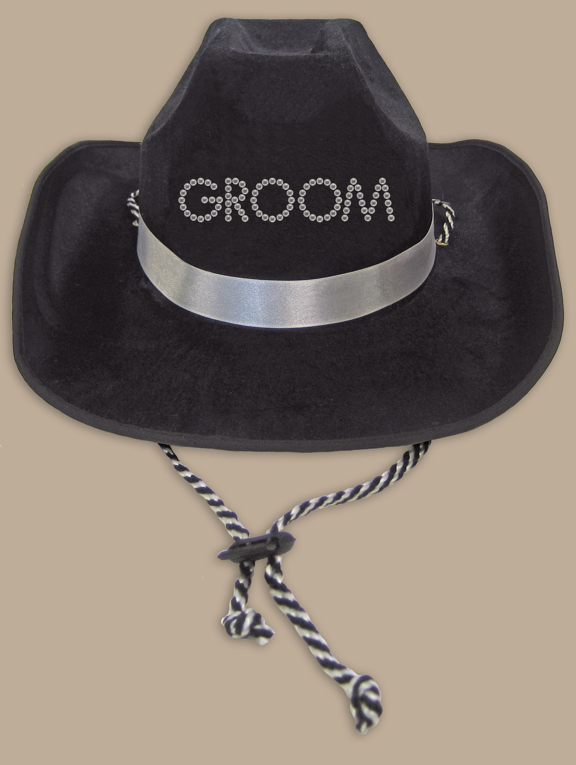 Groom Cowboy Hat Front_Elevated