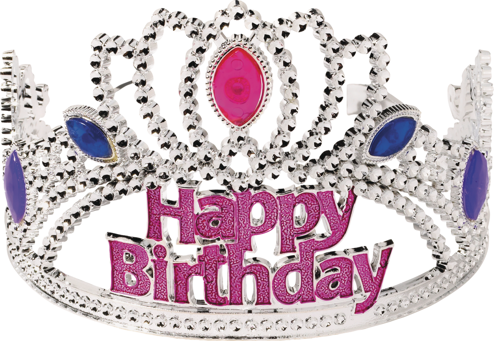 5 Stück Geburtstags-Diademe Mit Glitzer - Happy Birthday Krone Für Mädchen & Frauen