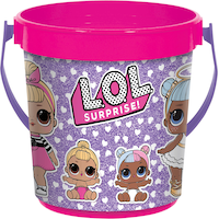 L.O.L. Surprise Glitter Birthday Party Favour Container Front_Elevated