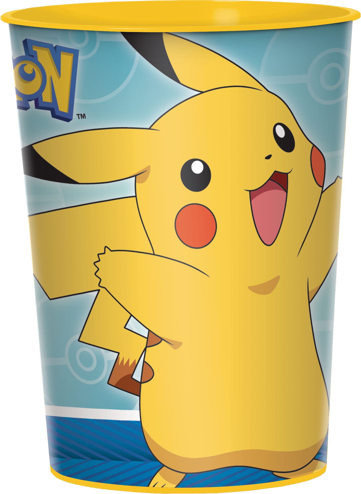 Pokémon Core Birthday Party Favour Plastic Container Front_Elevated