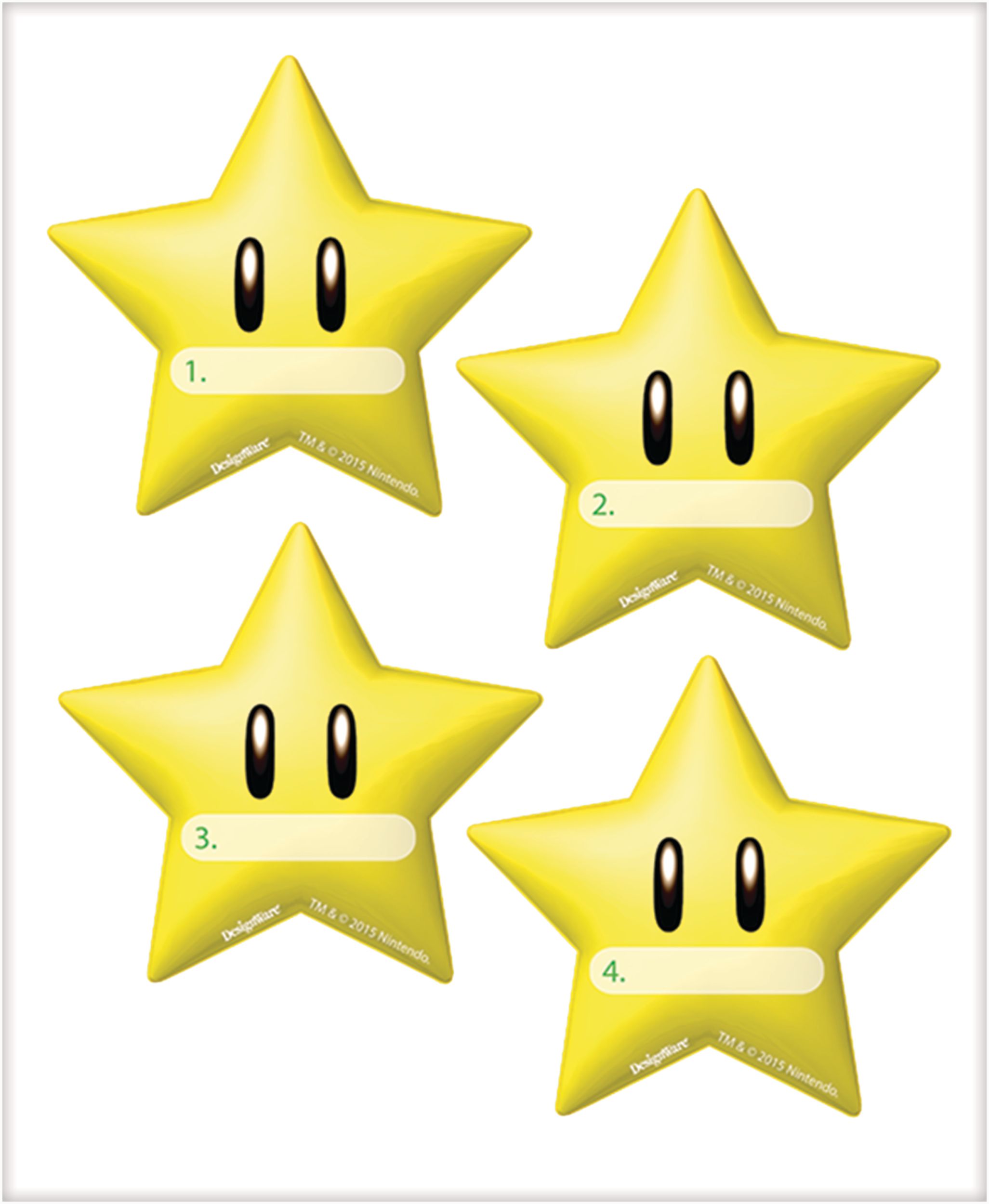 Super Mario Birthday Party Game Front_Flat