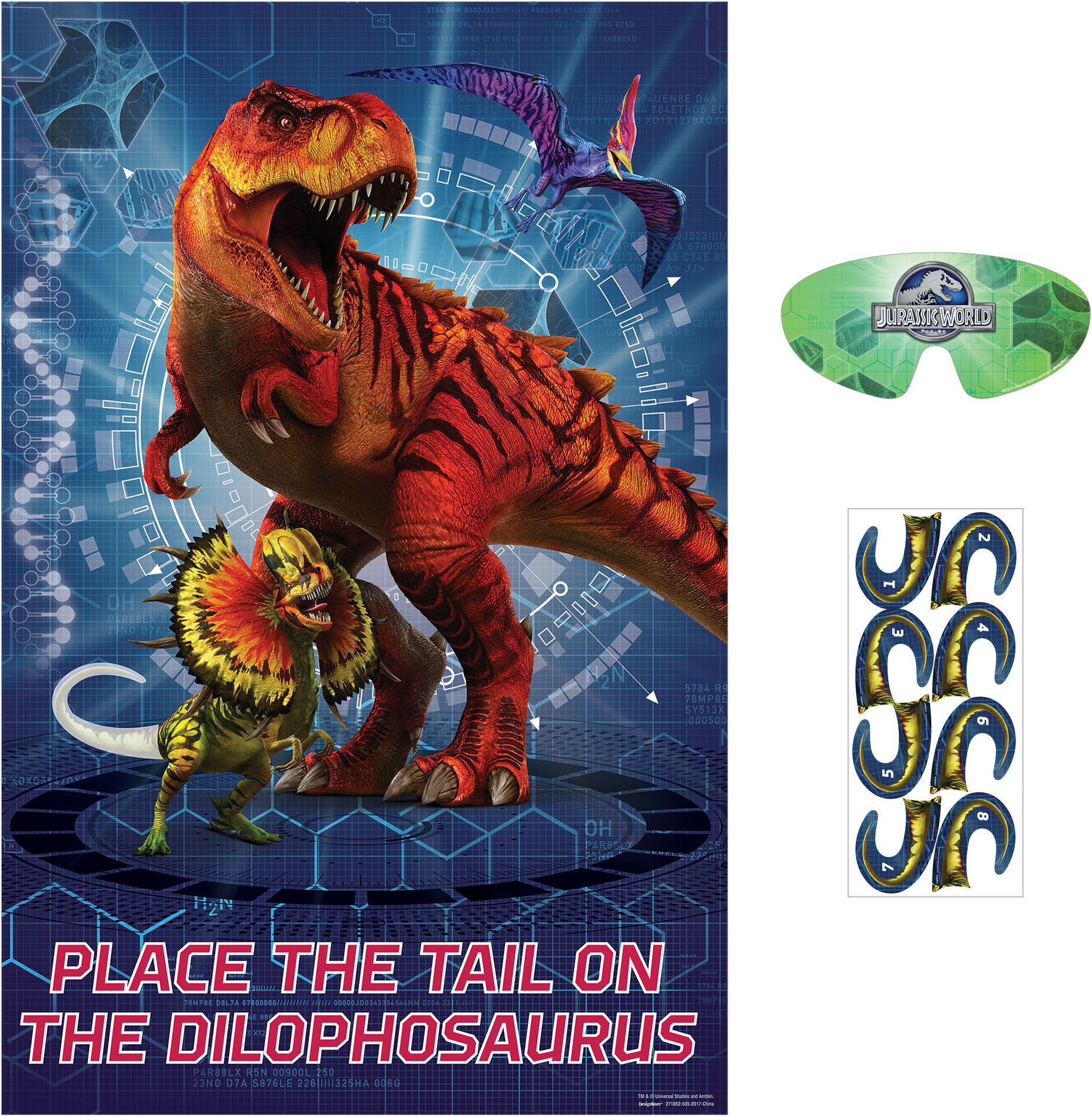 Jeu pour fête d'anniversaire Monde jurassique Composite_or_Mixed