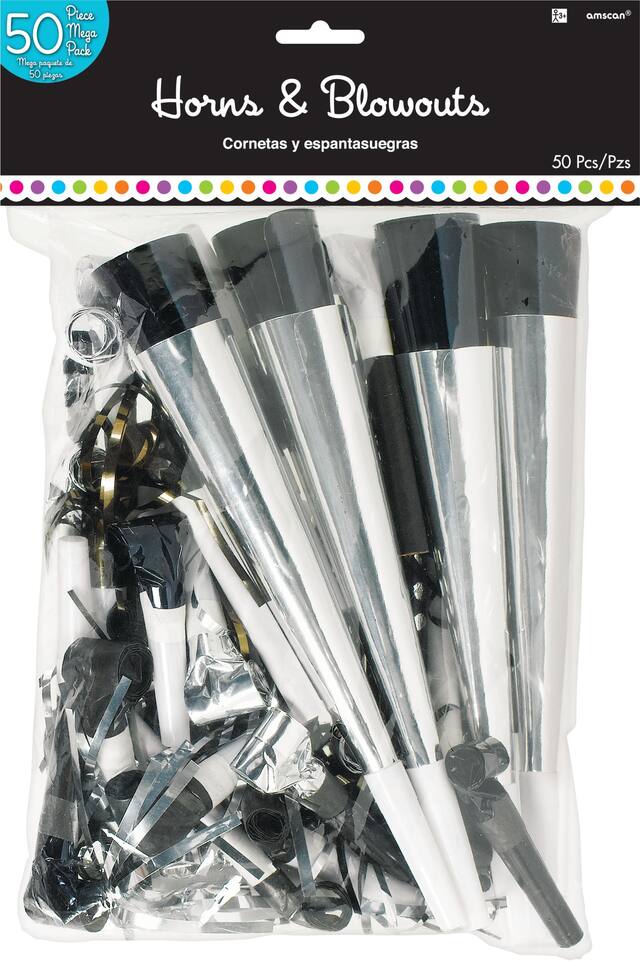 Horns & Blowouts, 50-pk Front_Flat