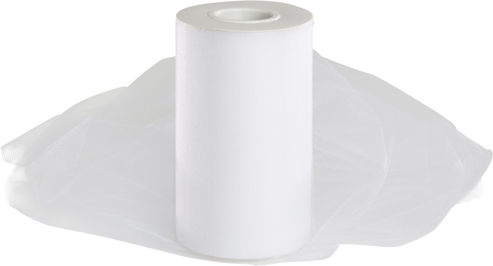 White Tulle Spool 65yd