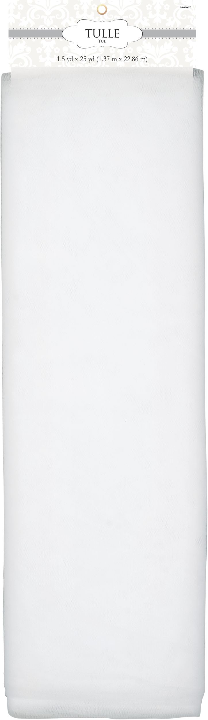 White Tulle Bolt Front_Flat