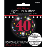 Macaron clignotant étape 40e&nbsp;anniversaire Front_Flat