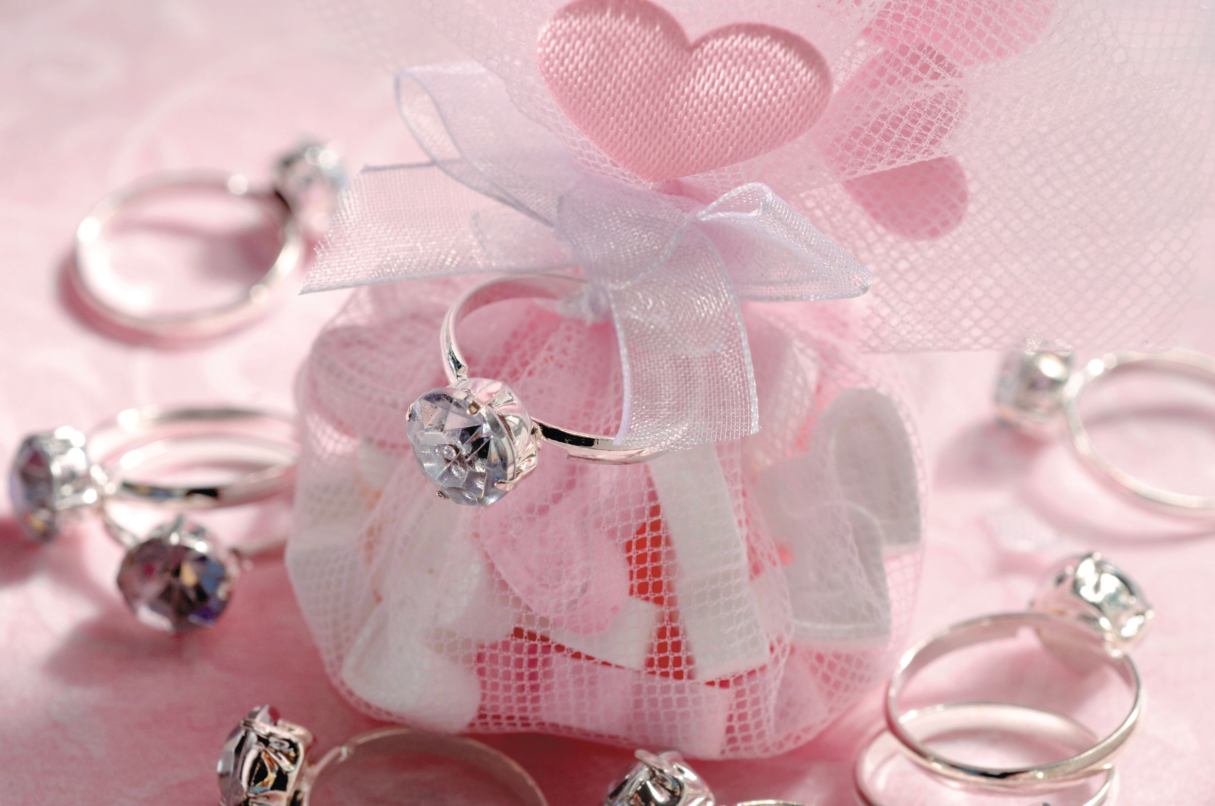 Breloques pour cadeaux bagues de fiançailles Composite_or_Mixed