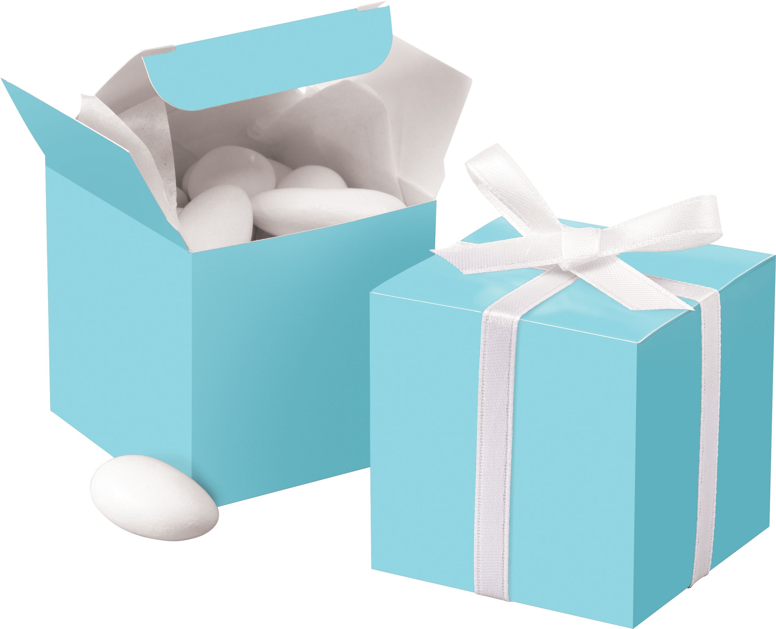 Robin's Egg Wedding Favour Boxes, 100-pk Composite_or_Mixed