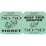 Rouleau de billets 50/50, paq. 500 Front_Flat