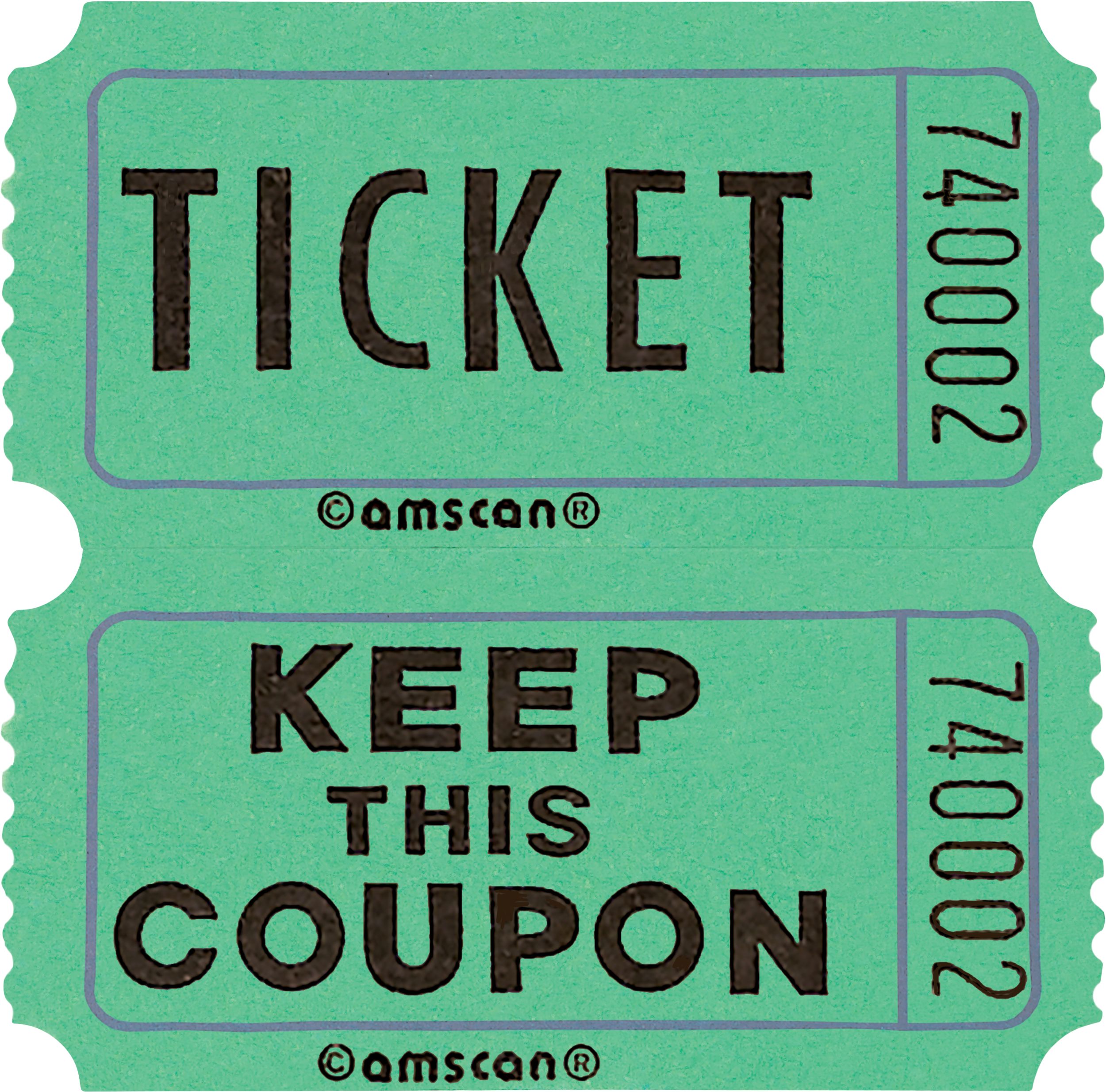 Rouleau double de billets de tirage, paq. 2000 Front_Flat