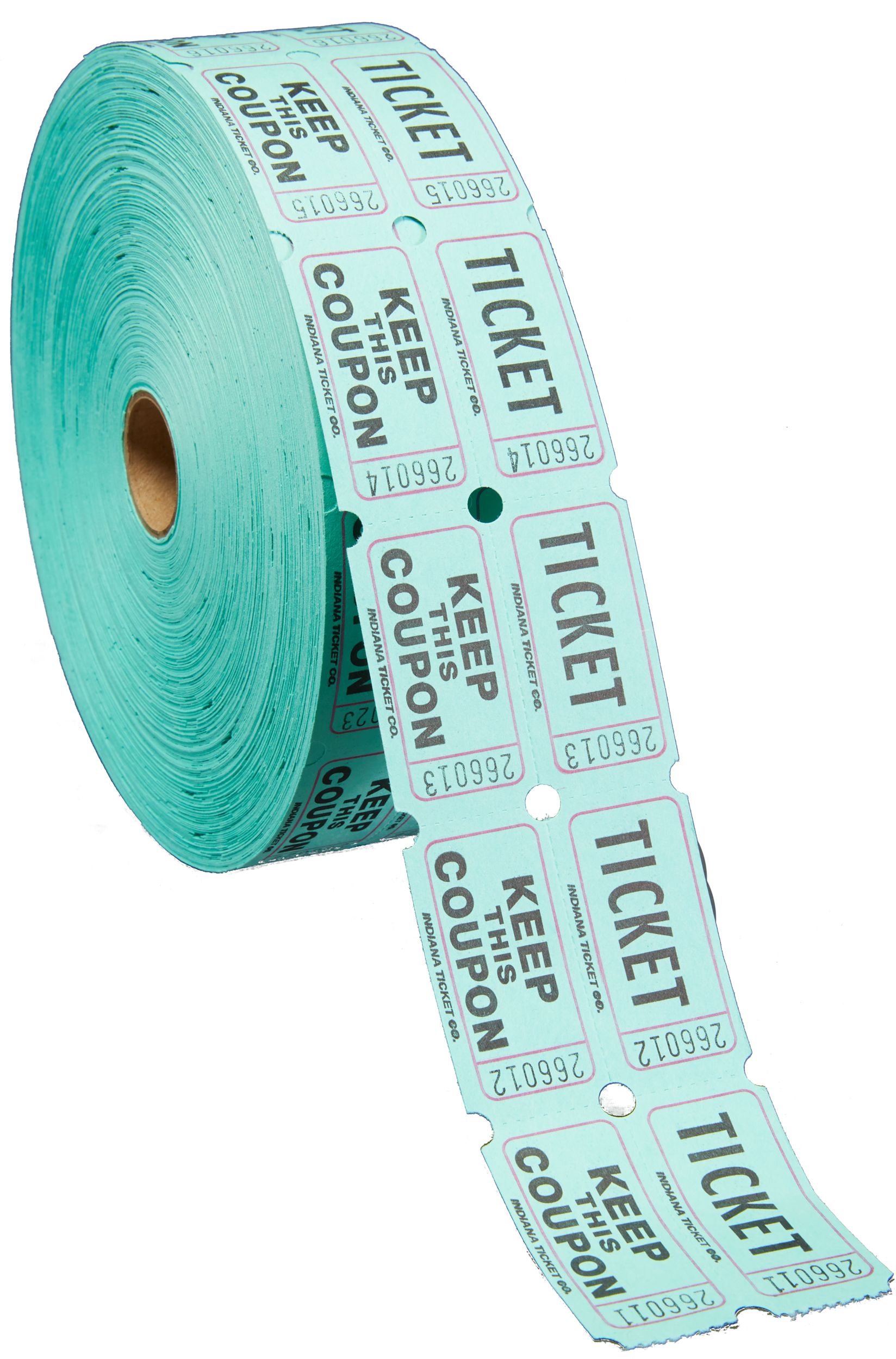 Rouleau double de billets de tirage, paq. 2000 Front_Angled_Right