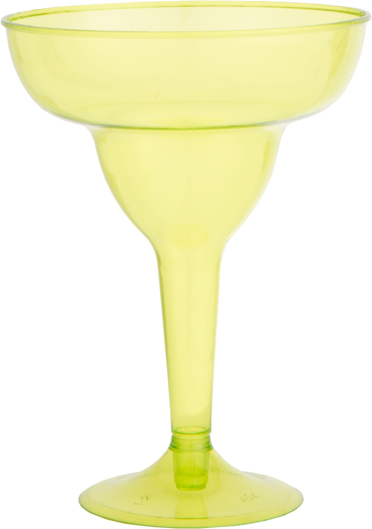 Plastic Reusable Margarita Glasses, Pink, 10-oz, 20-pk, for Summer Party Front_Elevated