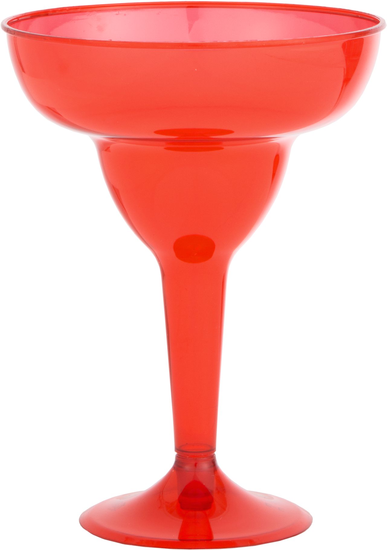 Plastic Reusable Margarita Glasses, Pink, 10-oz, 20-pk, for Summer Party Front_Elevated