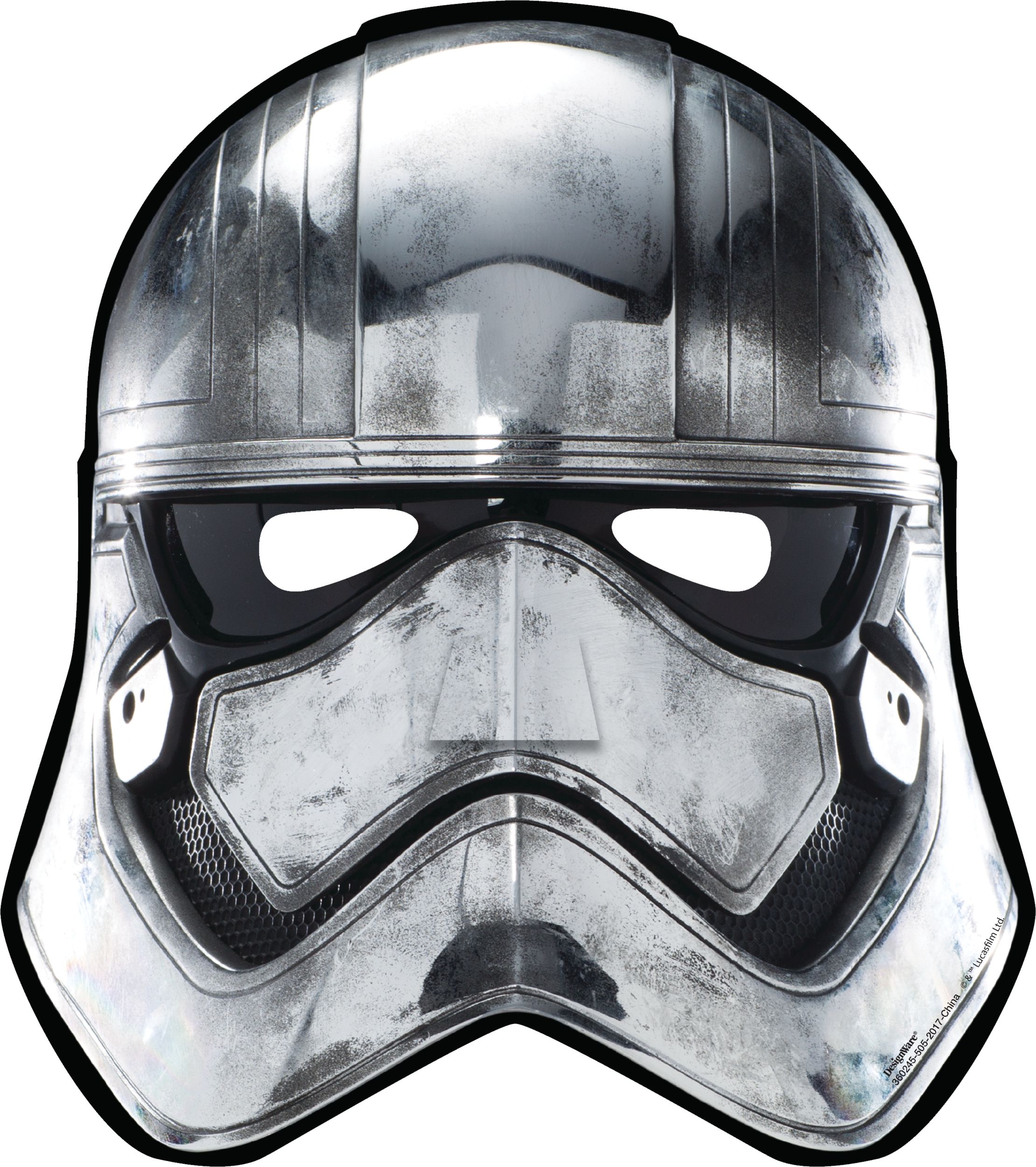 Star Wars 8: The Last Jedi Birthday Party Masks, 8-pk Front_Flat