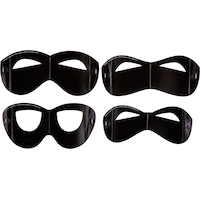 Disney Pixar The Incredibles Paper Eye Masks, Black, One Size, 8-pk, Wearable Costume Accessories for Halloween Overhead_Flat