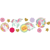 Magical Unicorn Birthday Party Confetti Front_Flat