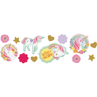 Confettis d’anniversaire Licorne magique Front_Flat