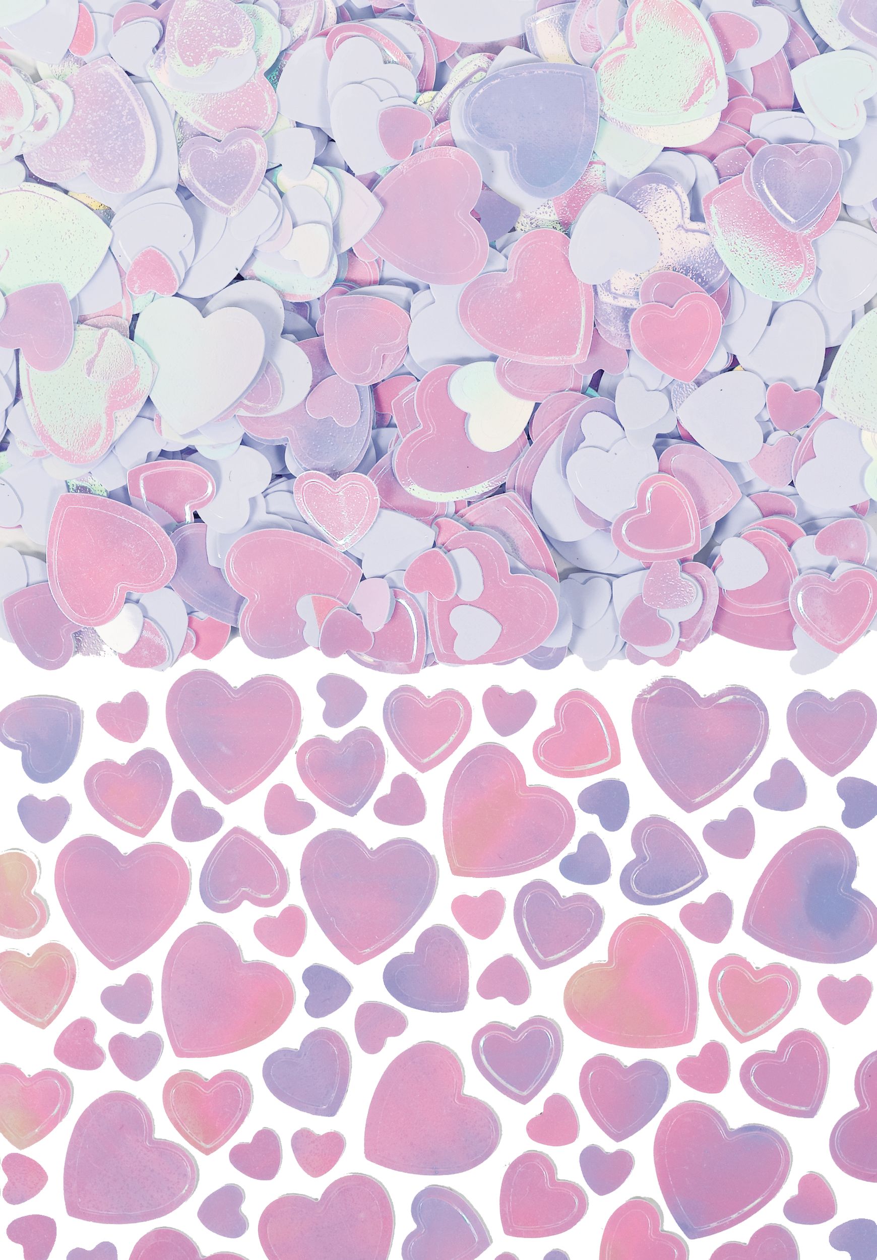 Confettis irisés en forme de coeur pour la Saint-Valentin, les fiançailles et les fêtes d’anniversaire Composite_or_Mixed