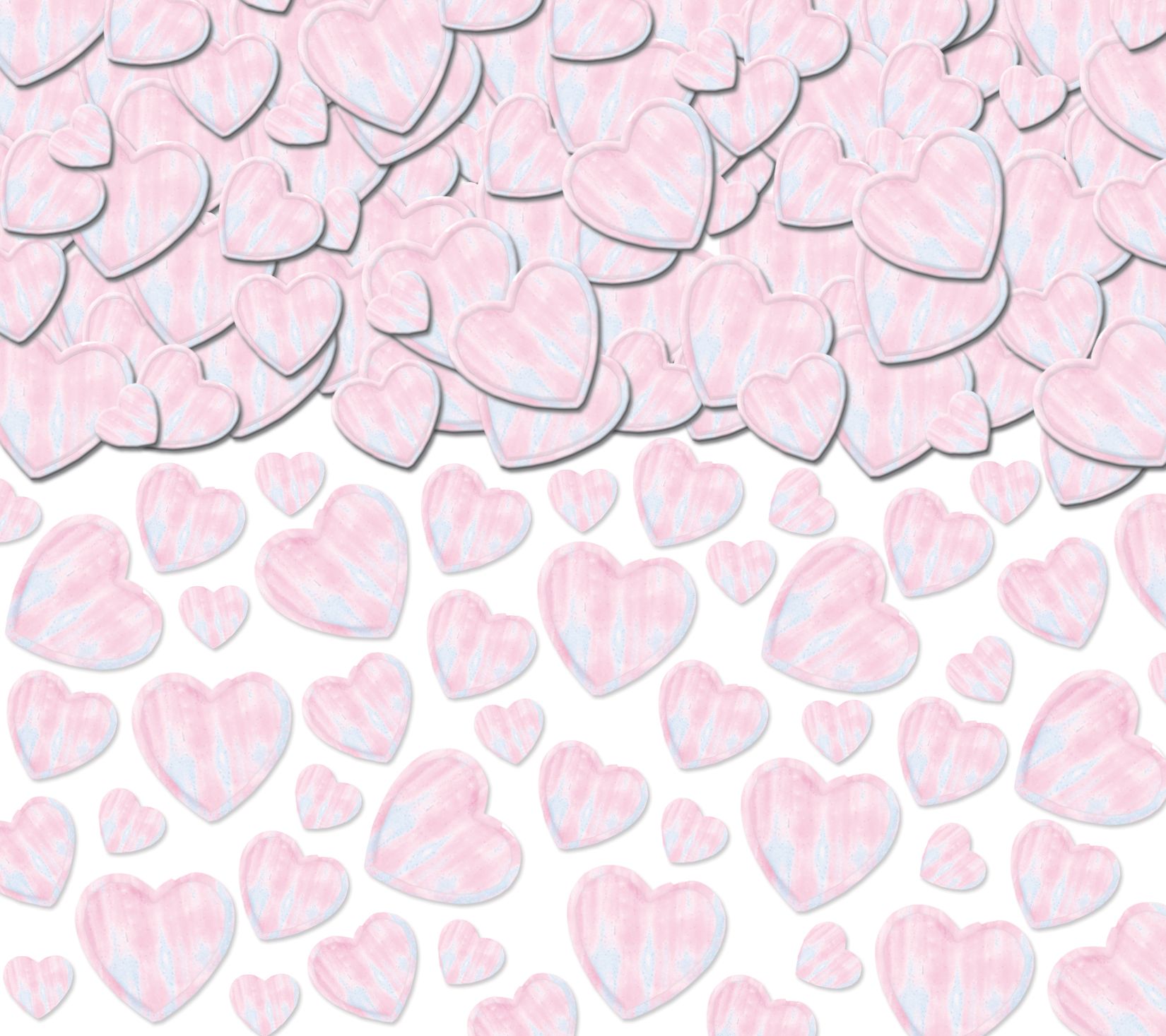 Confettis irisés en forme de coeur pour la Saint-Valentin, les fiançailles et les fêtes d’anniversaire Composite_or_Mixed