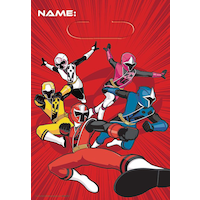 Cadeaux-surprises pour fête d’anniversaire Power Rangers Ninja Steel, paq. 8 Front_Flat