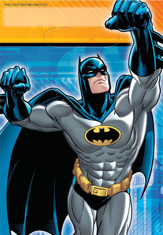 Batman Favour Bags, 8-pk CloseUp