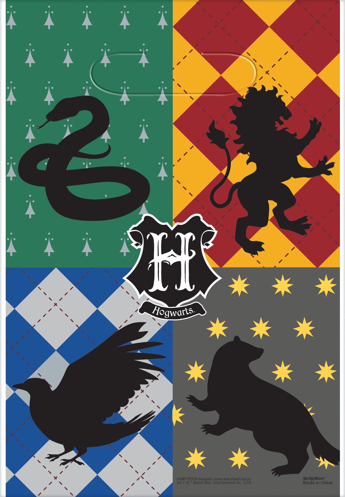 Sacs-cadeaux pour fête d’anniversaire Harry&nbsp;Potter, paq. 8 Front_Flat