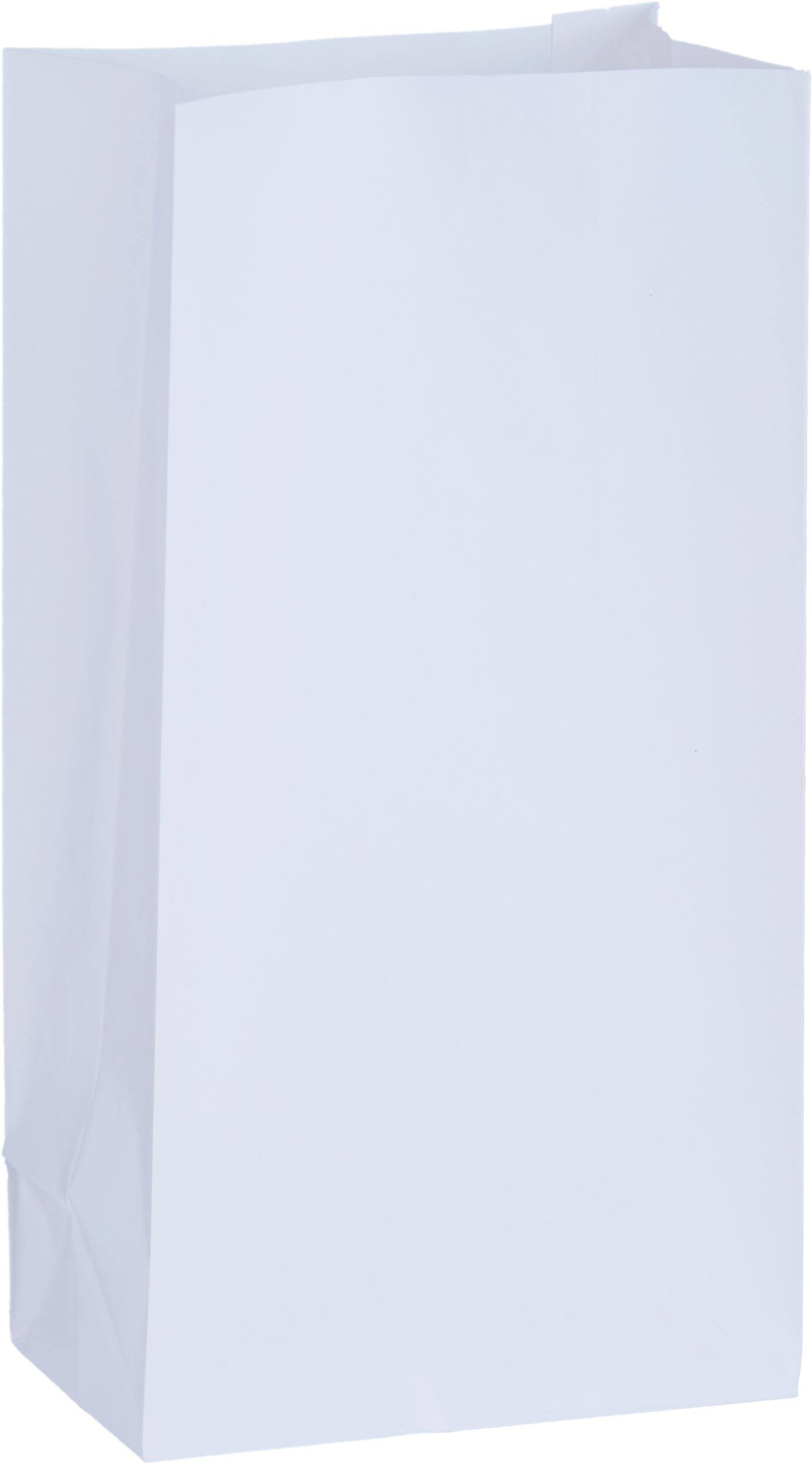 Sacs en papier blanc Front_Angled_Right