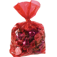 Petits sacs à surprises en plastique transparent, paq. 25